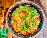 Foto langkah ke 5 dari resep Sambal Ulek Tempe Kemangi.