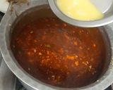 A picture of step 4 of Manchow soup.