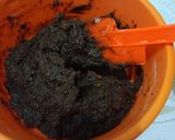 Foto langkah ke 5 dari resep Eggless Pumpkin Brownies #glutenfree.