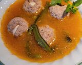 A picture of step 5 of Albóndigas (Mexican Meatballs).