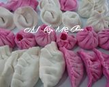 Hình bước làm 3 của món Há cảo thanh long đỏ
