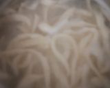 A picture of step 10 of Home Made Fettuccine Alfredo Pasta.