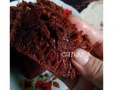 Foto langkah ke 6 dari resep Bolu Karamel / Cake Sarang Semut no mixer.