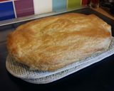 A picture of step 8 of Vickys Chicken & Sausage Pot Pie, GF DF EF SF NF.