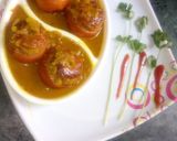 A picture of step 5 of Damdar tamatar kofta.