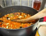 Φωτογραφία βήματος 5 της συνταγής Linguini ολικής άλεσης με κιμά μελιτζάνες κ πιπεριές καταπληκτική μακαρονάδα