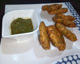 A picture of step 7 of Moong Daal Pakory.