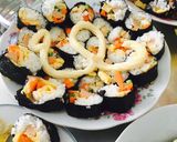 Hình bước làm 4 của món KimBap ^^