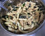 Une image de l'étape 5 de Gratin de courgettes parfum de cèpes au parmesan et chapelure aux épices.