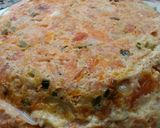 Foto del paso 8 de la receta: Tortilla de tomates al horno rellena de jamón y queso