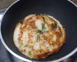 A picture of step 7 of Farali Handvo.