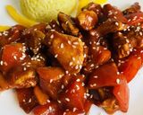 Kurczak duszony z marchewką i papryką (orientalny) krok przepisu 1 zdjęcie