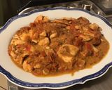 Une image de l'étape 11 de Poulet aux tomates et moutarde de Dijon.
