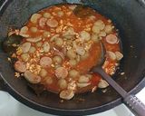 Foto langkah ke 7 dari resep Cilok Baso Sosis Kuah Pedas.