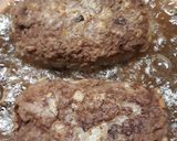 A picture of step 2 of Hamburger Steaks with Mushroom-Onion Gravy.