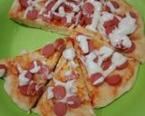 Foto langkah ke 6 dari resep Pizza teflon sederhana.