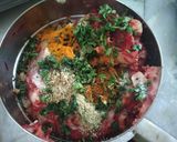 A picture of step 2 of Banana - Beetroot rolls.