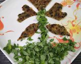 A picture of step 5 of Methi ke theple.