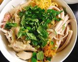 Hình bước làm 6 của món Bún Thang Hà Nội