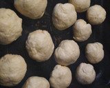 Foto del paso 3 de la receta: Bolas de fraile con dulce de leche
