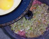 A picture of step 2 of Moti Pulao.