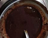 A picture of step 5 of Parle chocolate pudding.
