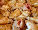 Csirkeszárny és comb ropogósra sütve recept fázis 5 fotója