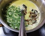 A picture of step 3 of Takachi Kadhi bhaji bhat.... Maharashtrian special.