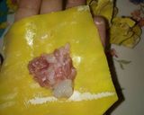 Hình bước làm 5 của món Hoành thánh tôm thịt