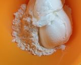 Kapros-tejes zöldbableves (habart) recept fázis 2 fotója