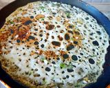 A picture of step 3 of Rava Dosa.