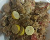 A picture of step 3 of Mutton steam.