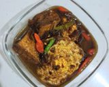 Foto langkah ke 5 dari resep Tahu Telur Ceplok Kecap.