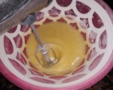 A picture of step 2 of Double Heart cake.