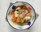 Foto langkah ke 3 dari resep Sop Bakso Sayur.