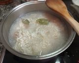A picture of step 4 of Gazpachuelo with Whiting, Potatoes, and Rice.