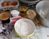 Une image de l'étape 3 de Cake au café et noix.