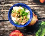 Hình bước làm 3 của món Canh Khoai Sọ Nấu Sườn Heo