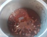 A picture of step 1 of Rajma.