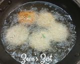 A picture of step 4 of Alasanda Vada/Garelu - Andhra Black Eyed Bean Fritters.