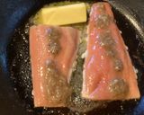 A picture of step 1 of California Farm Salmon Vinaigrette.