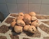 Foto del paso 13 de la receta: Pancitos dulces con frutas glaseadas y pasas de uva con ciruelas pasas