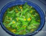 Brokoli jagung pedez manis langkah memasak 3 foto