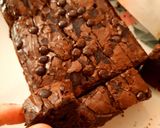 Foto langkah ke 7 dari resep Fudgy shiny brownies.