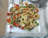 Foto del paso 6 de la receta: Pollo al horno envuelto en champiñones