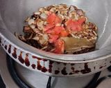 A picture of step 4 of Golden pulao.