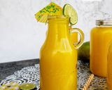 A picture of step 3 of Mango sangria.
