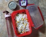 Une image de l'étape 8 de Lunchbox équilibrée : Salade de riz au thon, vinaigrette maison et yaourt 🍱.
