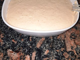 Pizza casera en la plancheta