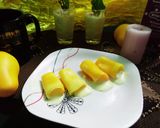 A picture of step 5 of Mango moosse rolls.